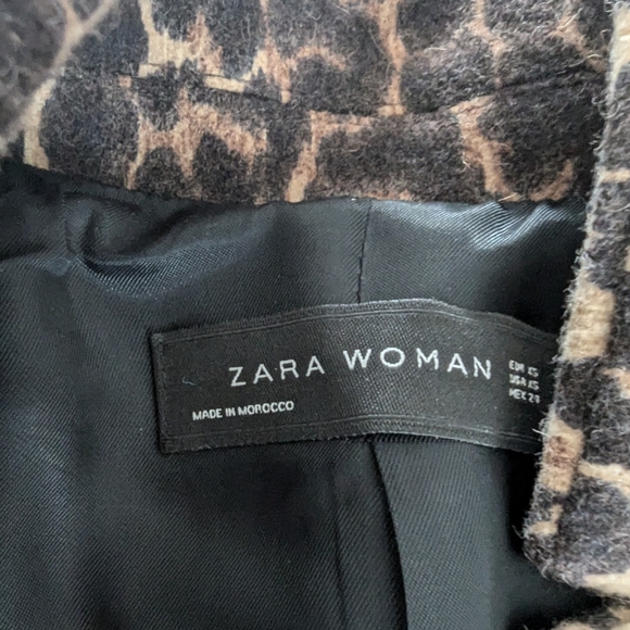Zara leopard print coaot - Picture 3 of 3
